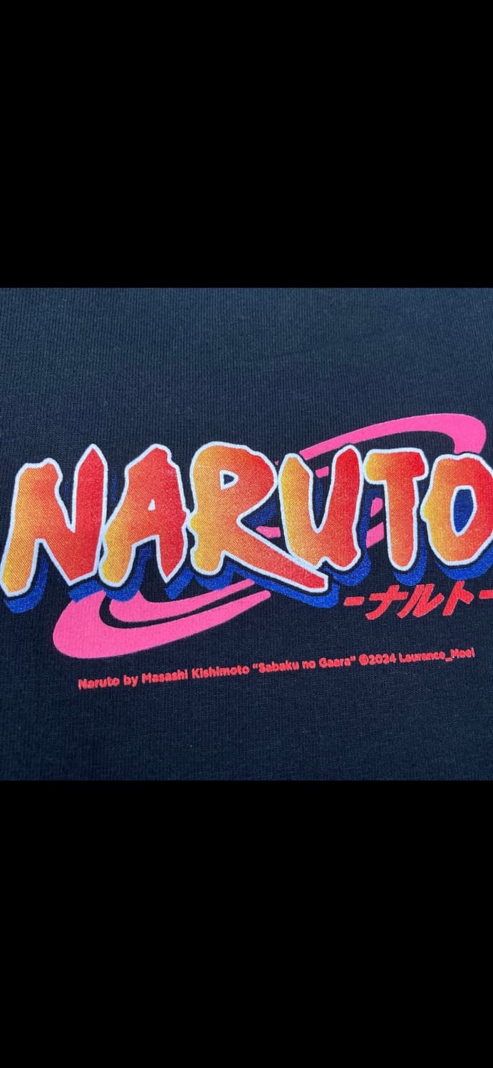 나루토 가아라 부틀렉 애니메이션 티셔츠 상품이미지6