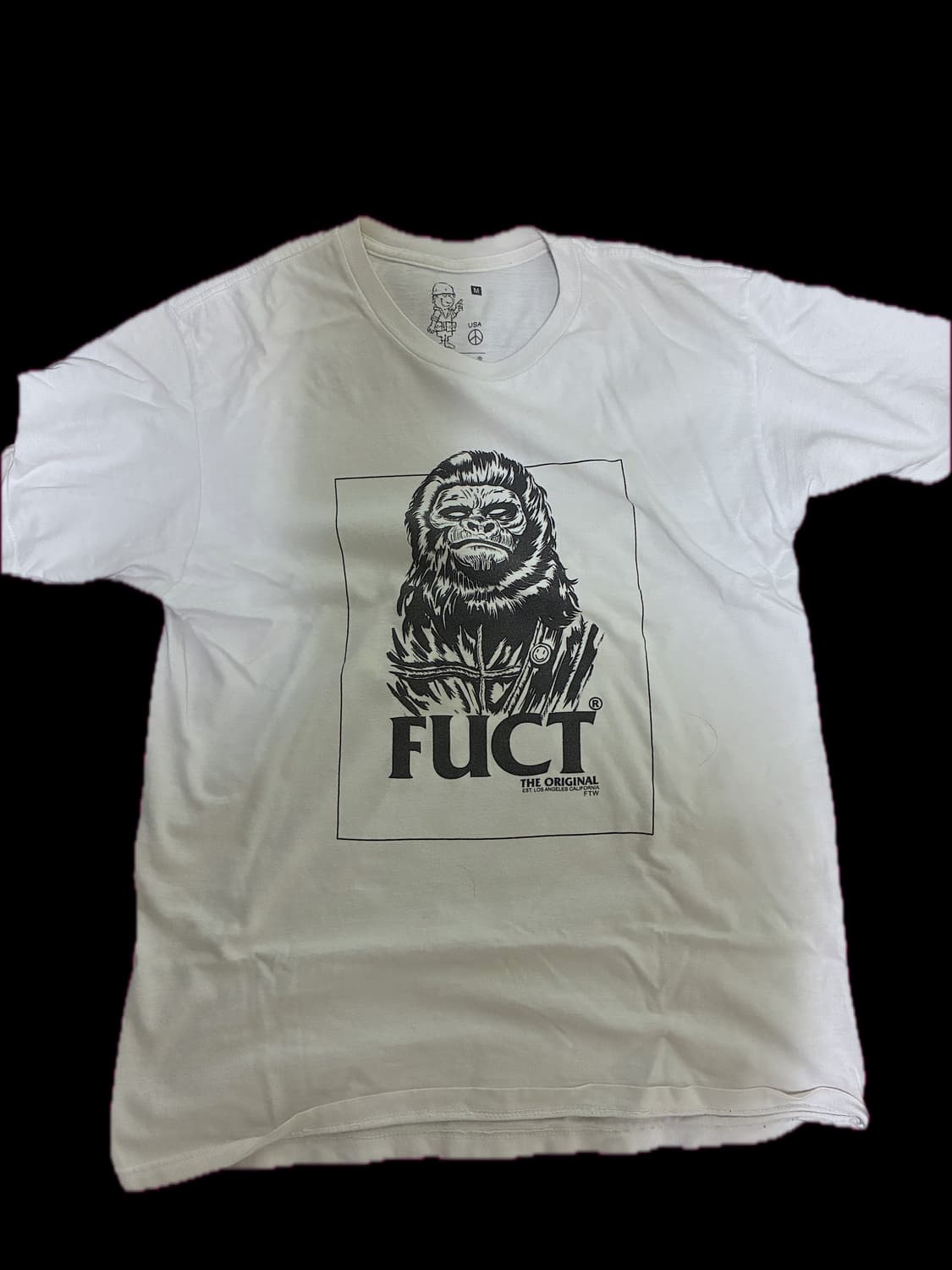 FUCT 혹성탈출 프린팅 로고 made in USA vintage 상품이미지1