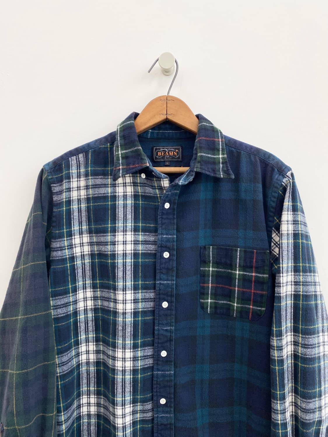 빔즈 플러스 버튼 다운 플란넬 셔츠 상품이미지2