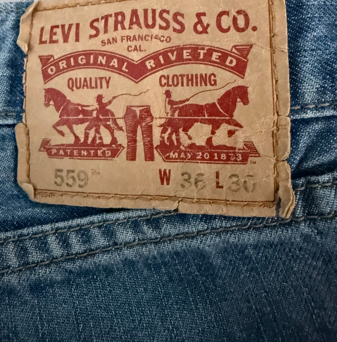 리바이스 559 W36 L30 상품이미지3