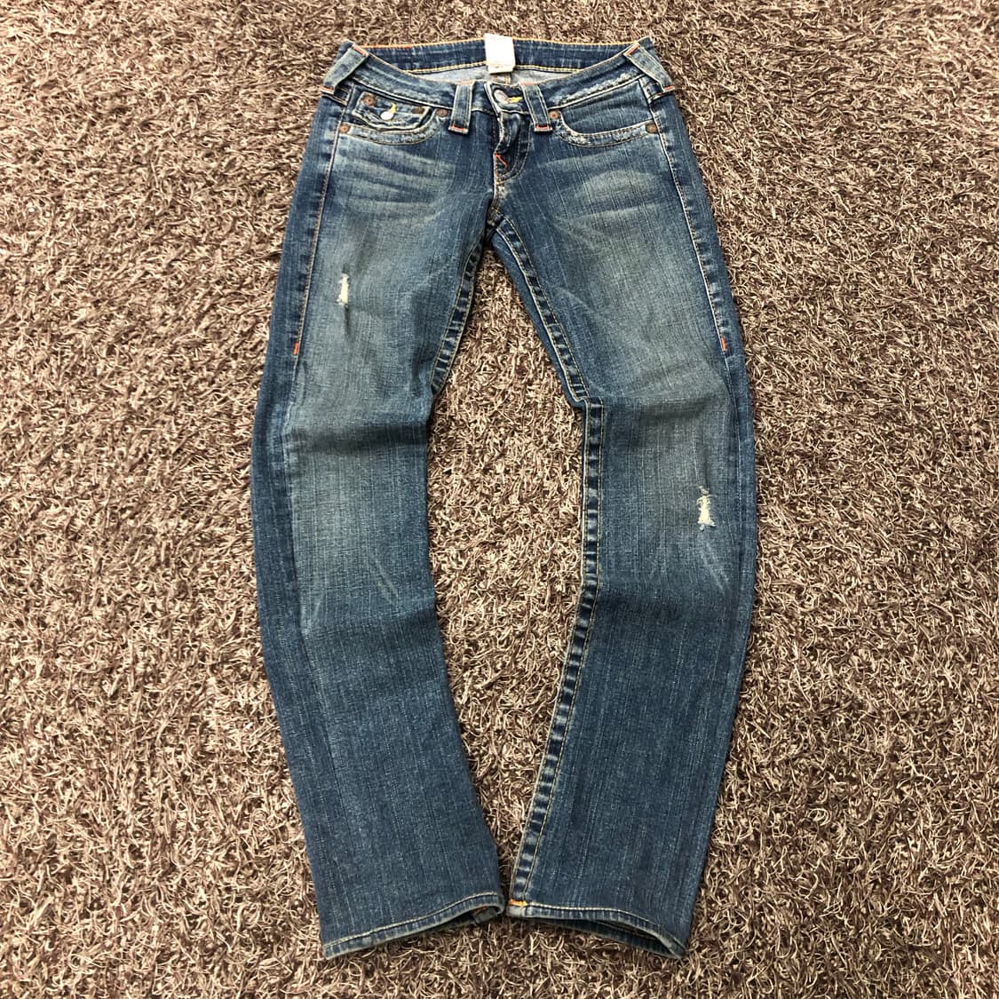 트루릴리전 BILLY 빌리 워싱 디스 데님 팬츠 상품이미지2