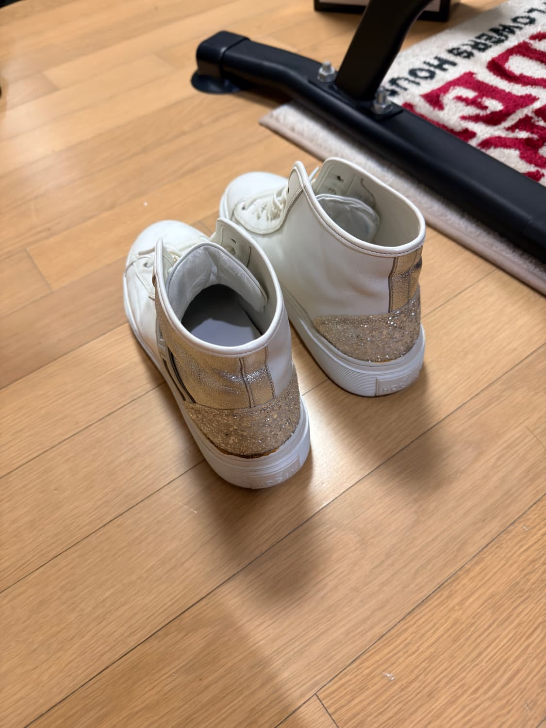 호간 화이트 하이탑 스니커즈 230 상품이미지3