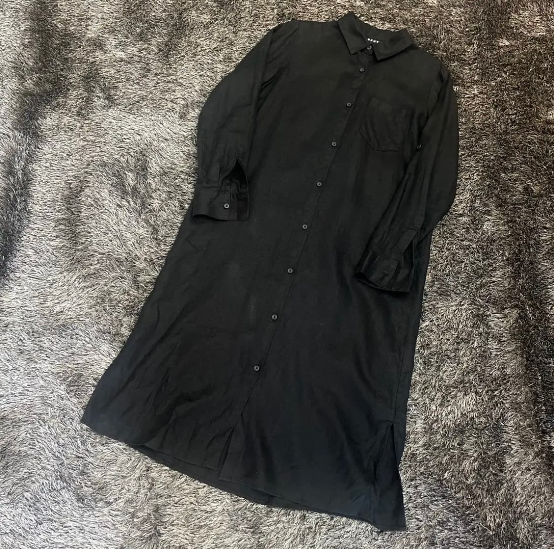 DKNY 린넨 원피스 셔츠 (XS) 상품이미지1