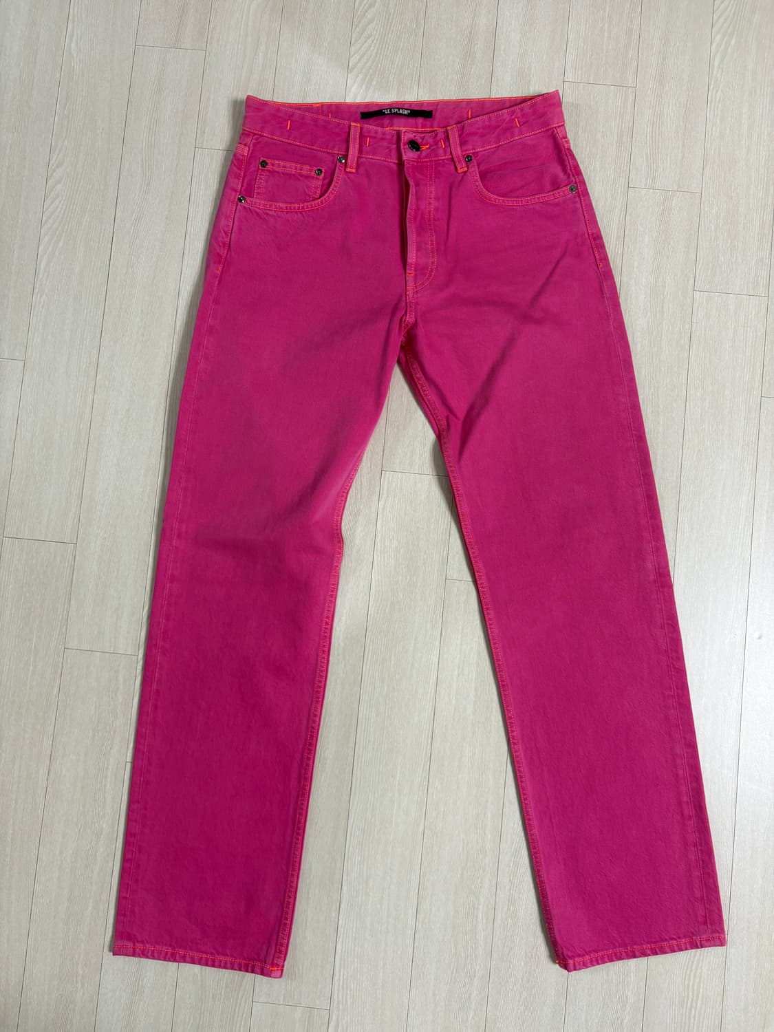 [31] 자크뮈스 데님팬츠 핑크 상품이미지1