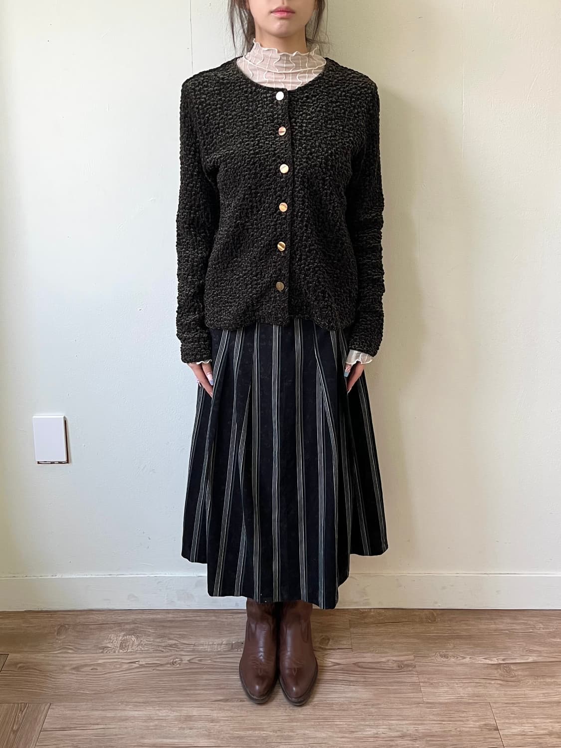 APPARUE 올리브 가디건  상품이미지7