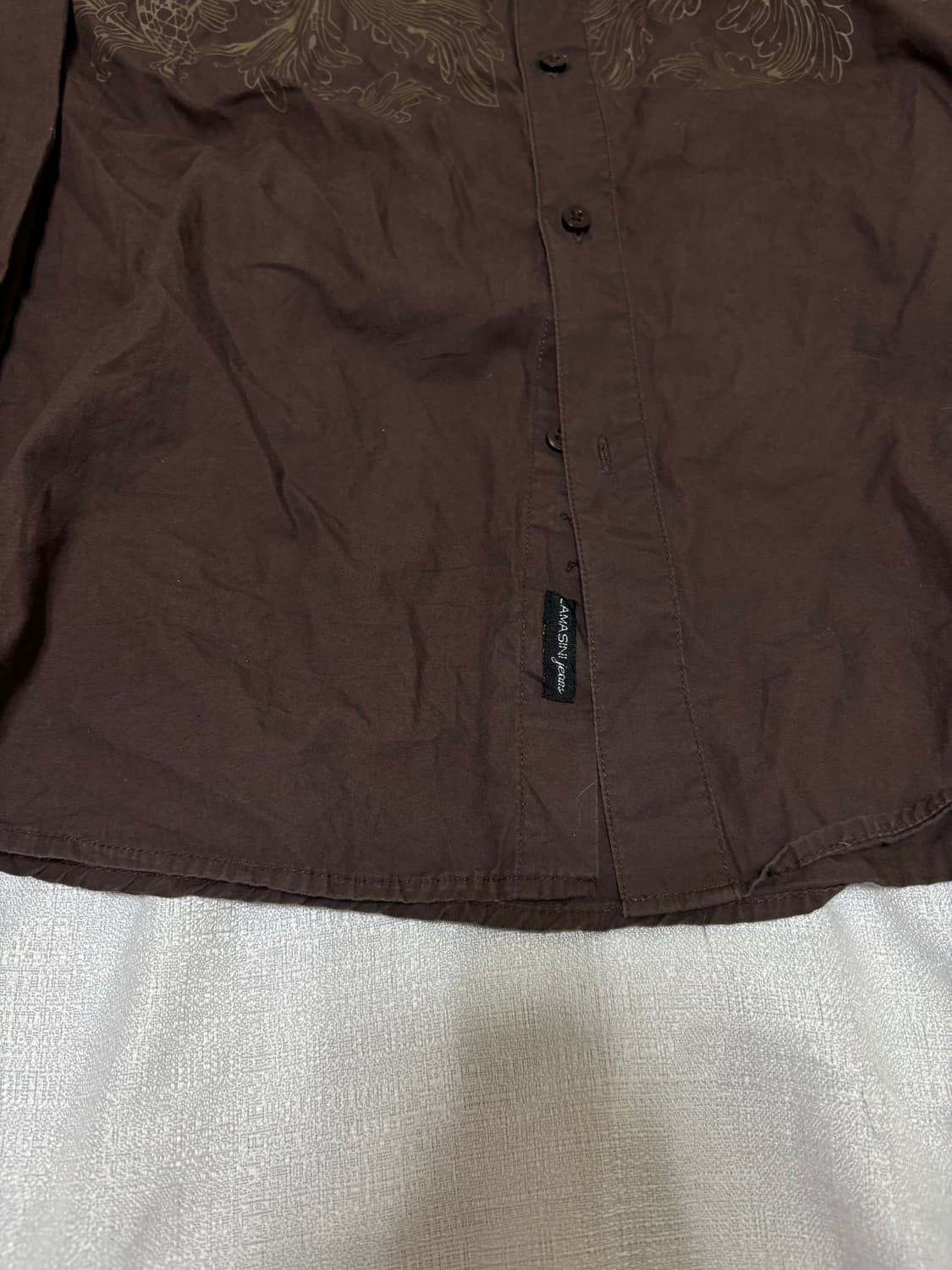 “Unknown” 00’s Design Dark Brown Cross P 상품이미지3