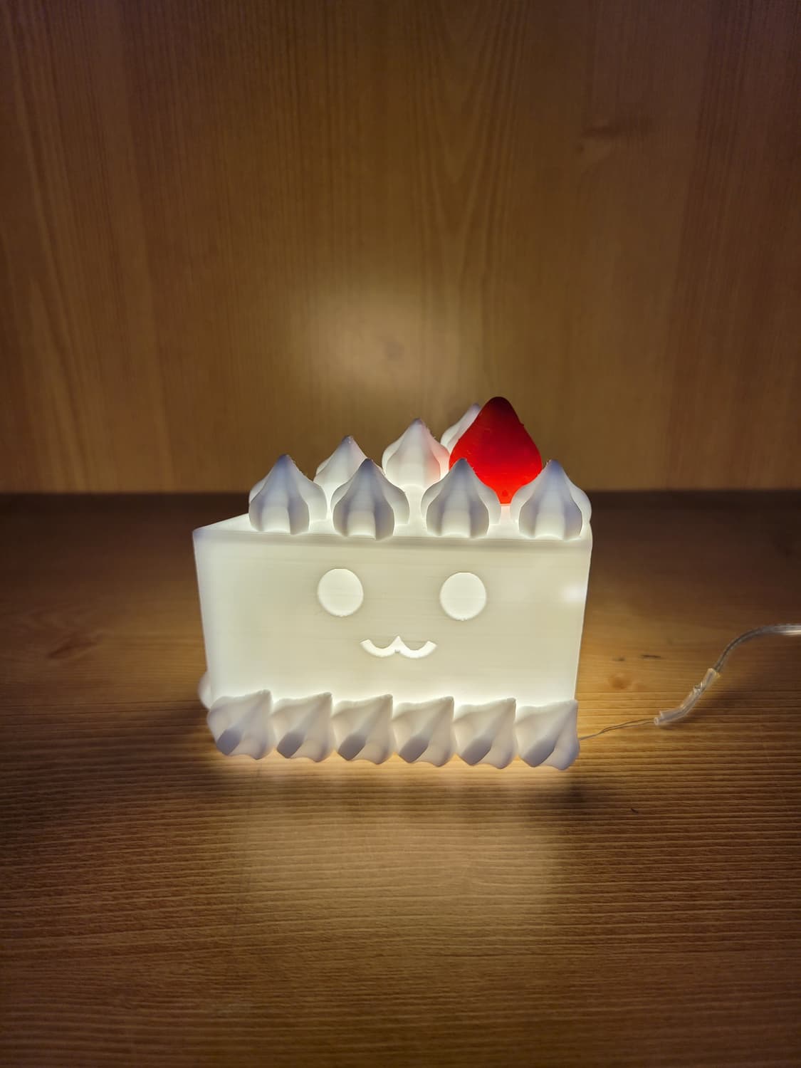 딸기 케이크 3d 램프 led 무드등 조명 y2k 갸루 상품이미지9