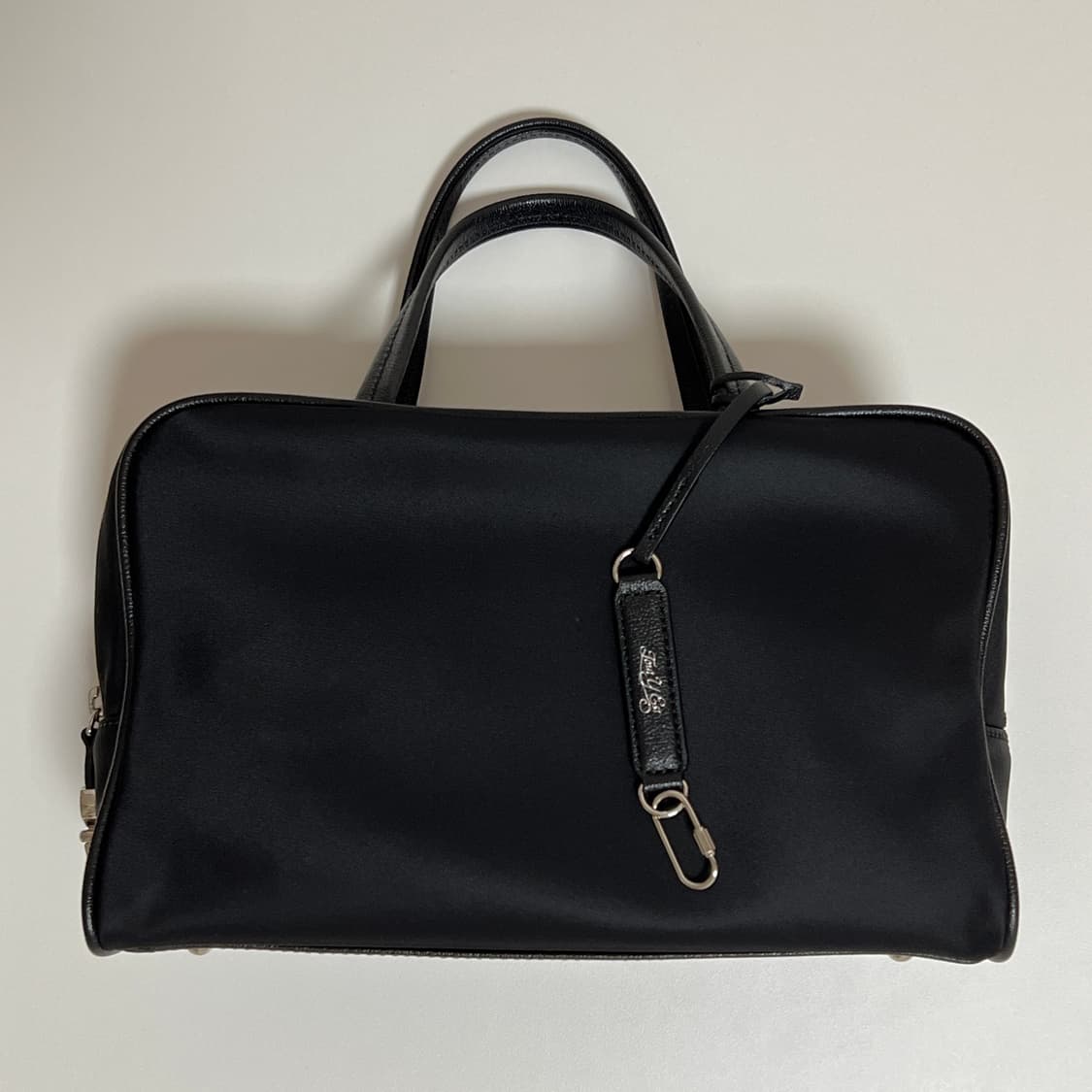 투티에 로케백 스몰 나일론 블랙 상품이미지2