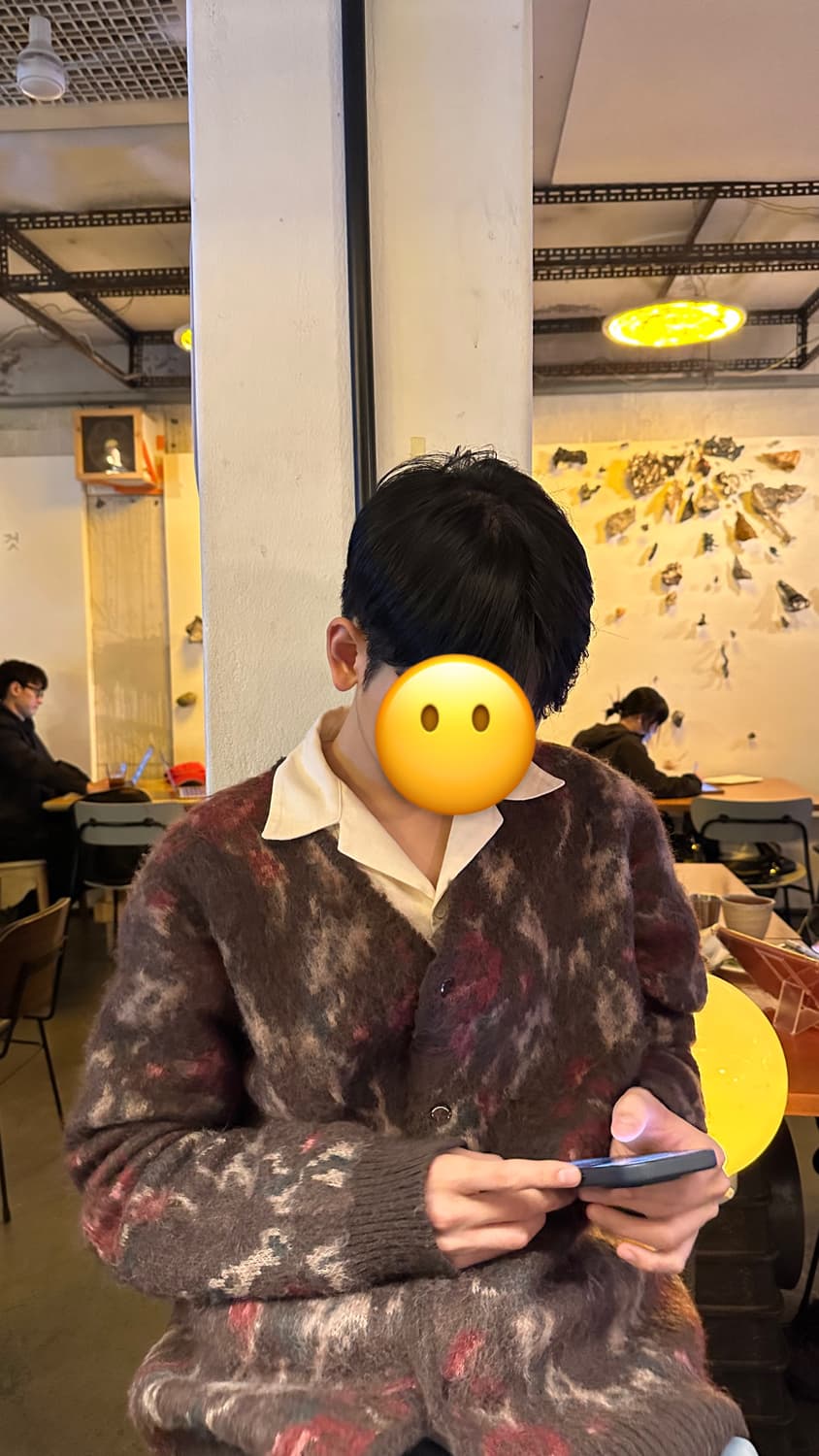 [L]니들즈 모헤어 가디건 로즈 상품이미지4