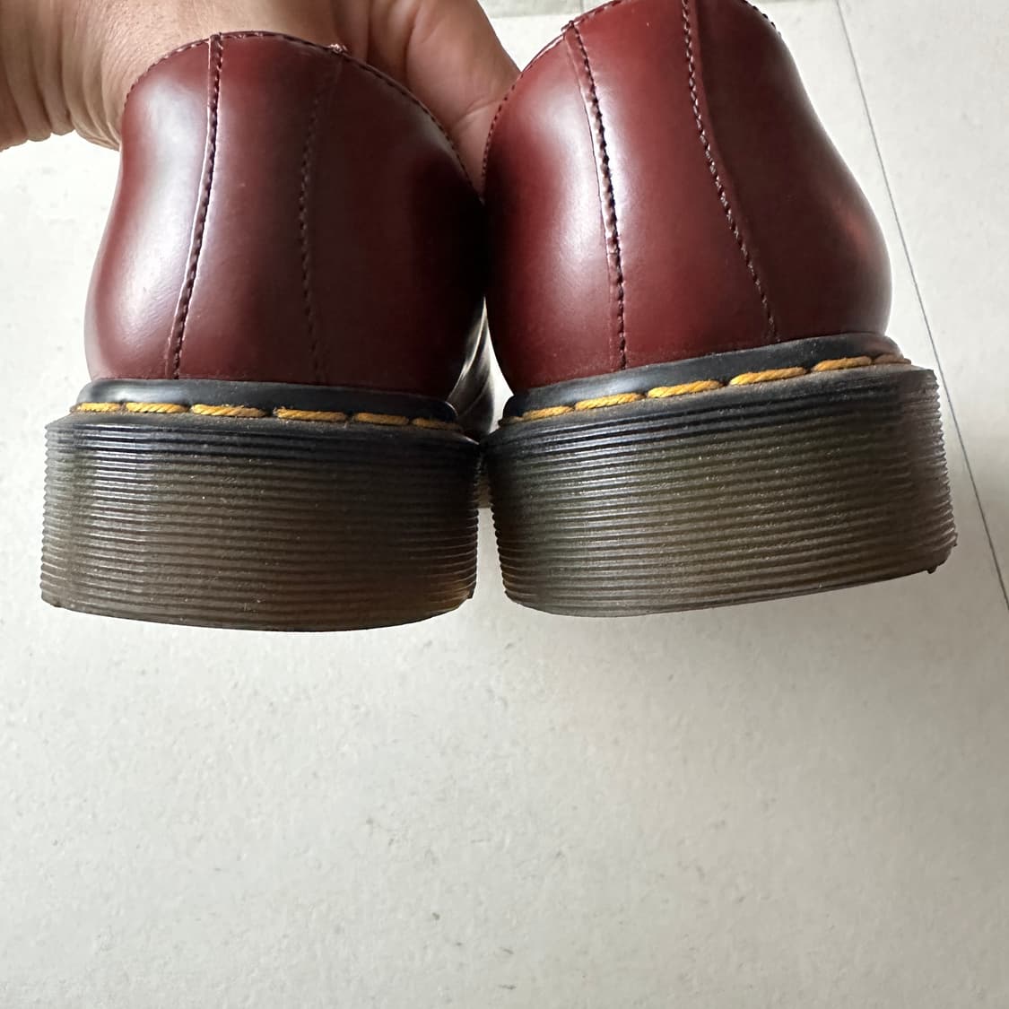 닥터마틴 1461 체리레드 3홀 UK7 상품이미지4