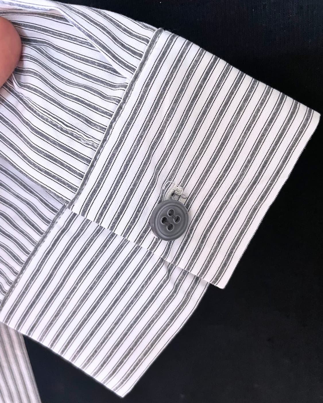 [made in italy]Jil sander navy 셔츠 믹스 원피스 상품이미지4