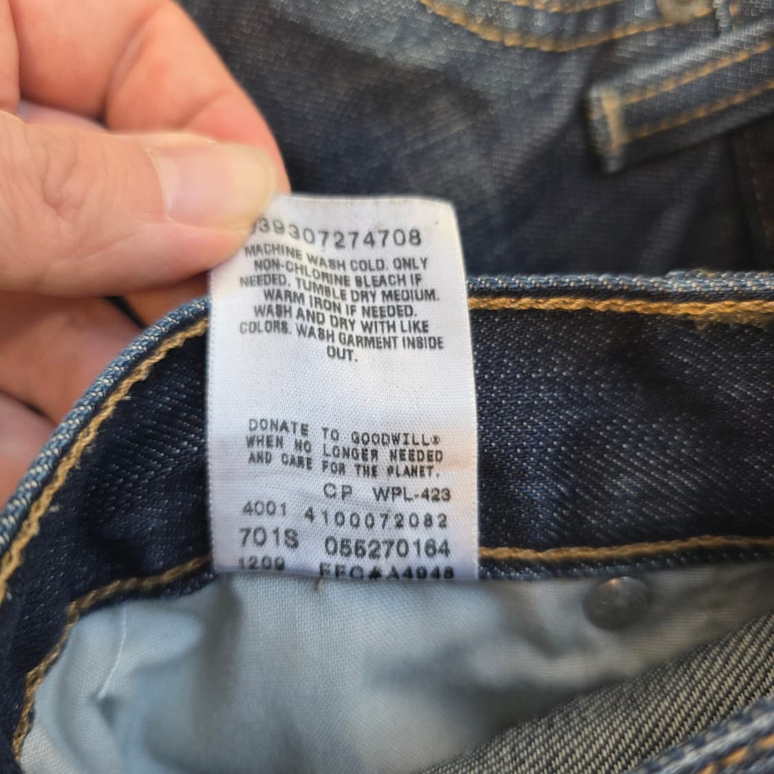 [W29L30]00s 리바이스 527 로우 부츠컷 데님팬츠 상품이미지5