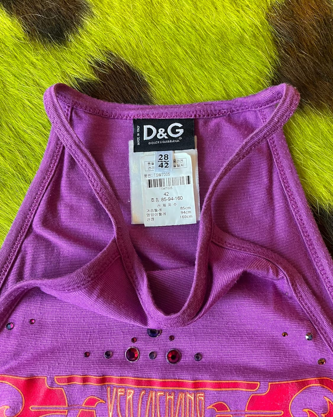 Early 2000s D&G Halterneck Sleeveless 상품이미지6