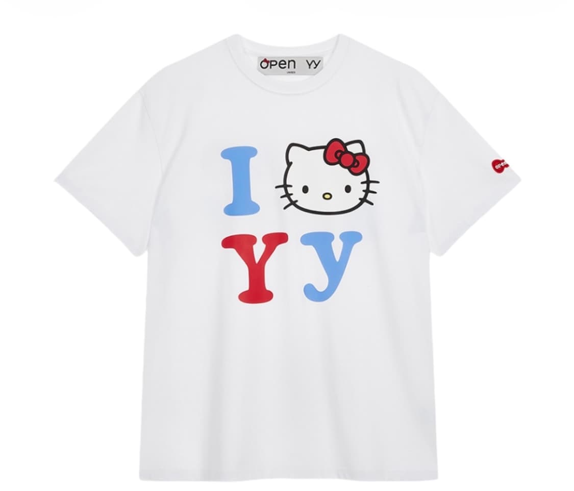 오픈와이와이 x 헬로키티 티셔츠 s/m 상품이미지1