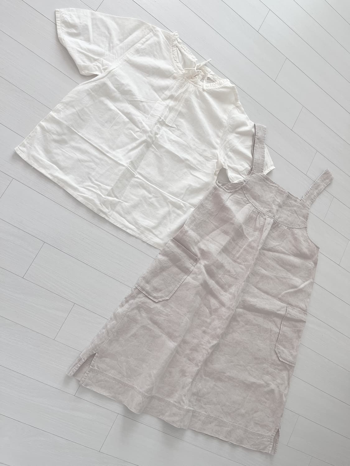 Ehkasopo 블라우스 sm2원피스 세트 린넨 모리걸 상품이미지1