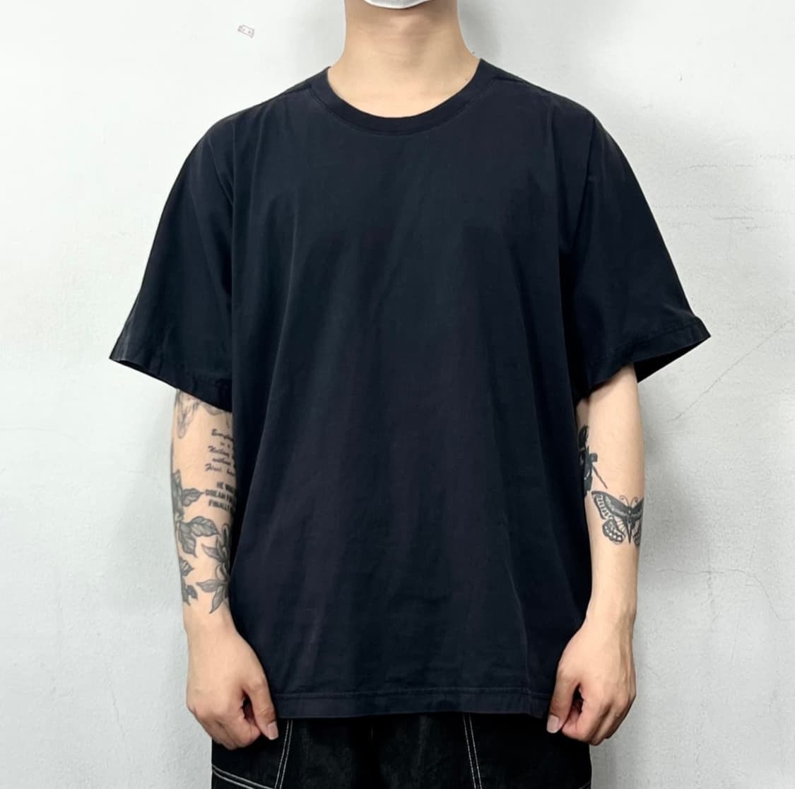 요지야마모토 Y-3 18ss 스택로고 오버사이즈 반팔 상품이미지5