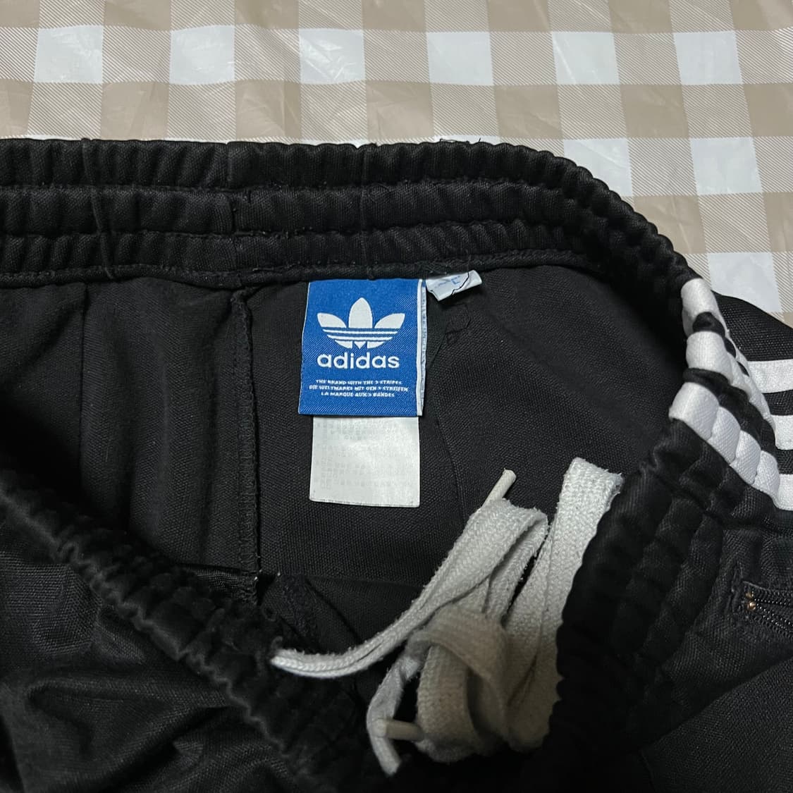 아디다스 유로파 트랙팬츠 L 블랙 바지 삼선 트레포일 상품이미지2