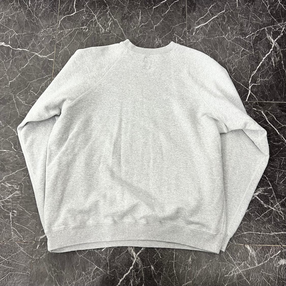 빔즈 제팬 MEN 벤자민 프랭클린 프린팅 맨투맨 그레이 상품이미지3