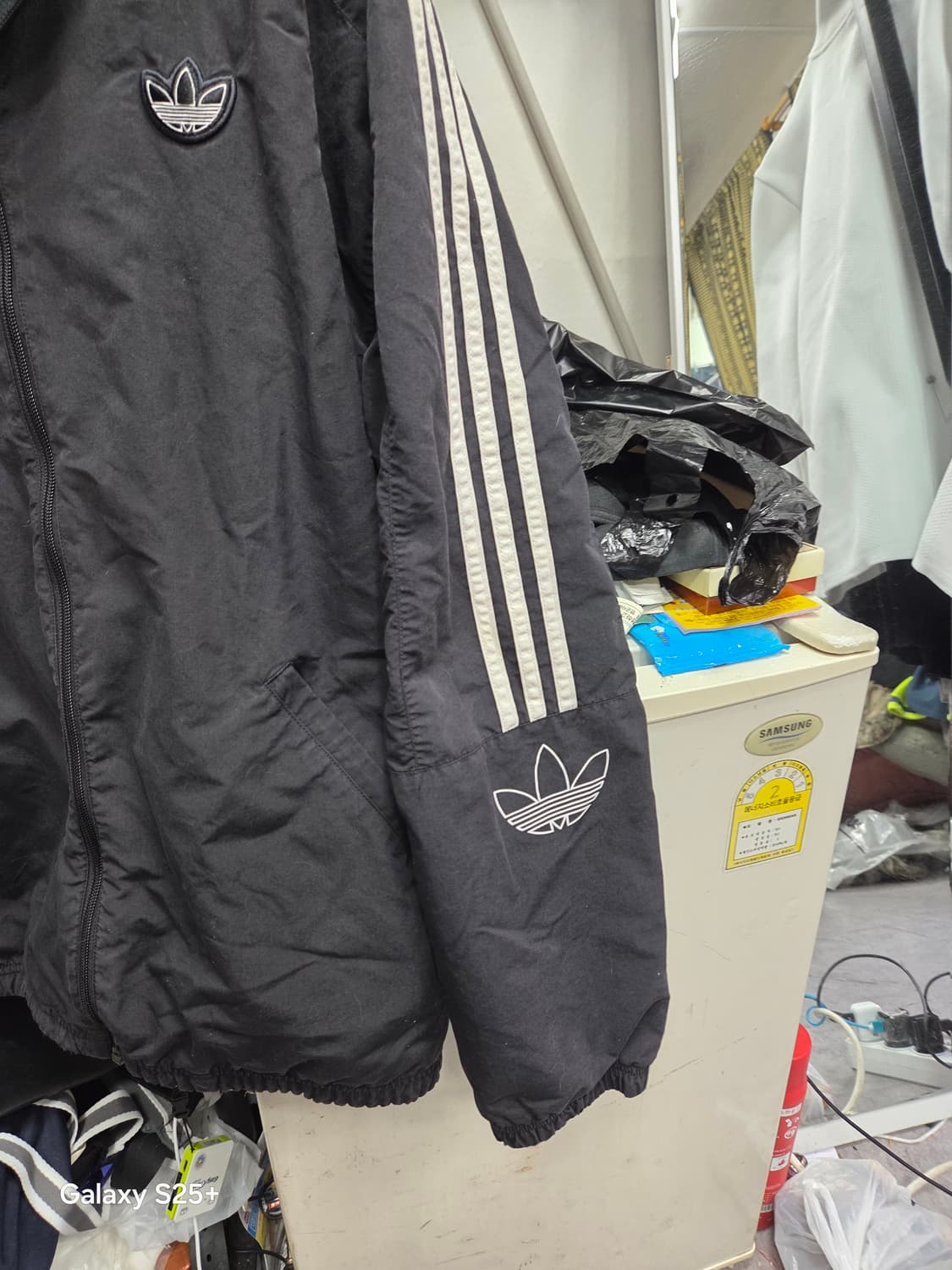 아디다스  삼선  바람막이   M 상품이미지3