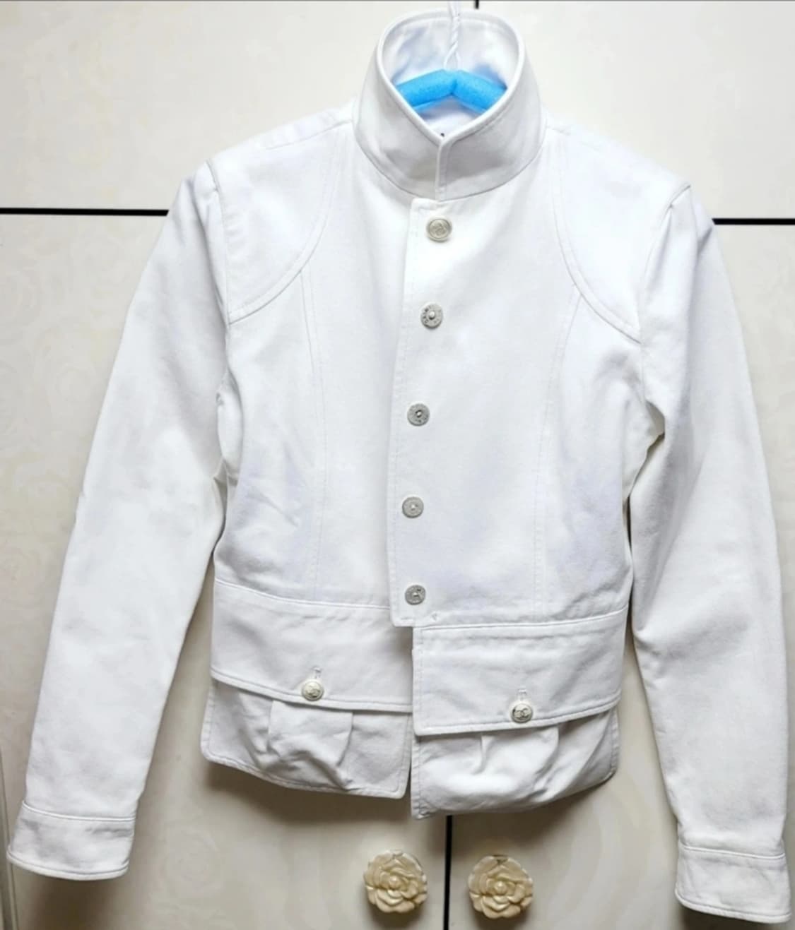 [정품] 샤넬 자켓 화이트/아이보리 44~55 (여성용) 한정판 상품이미지3