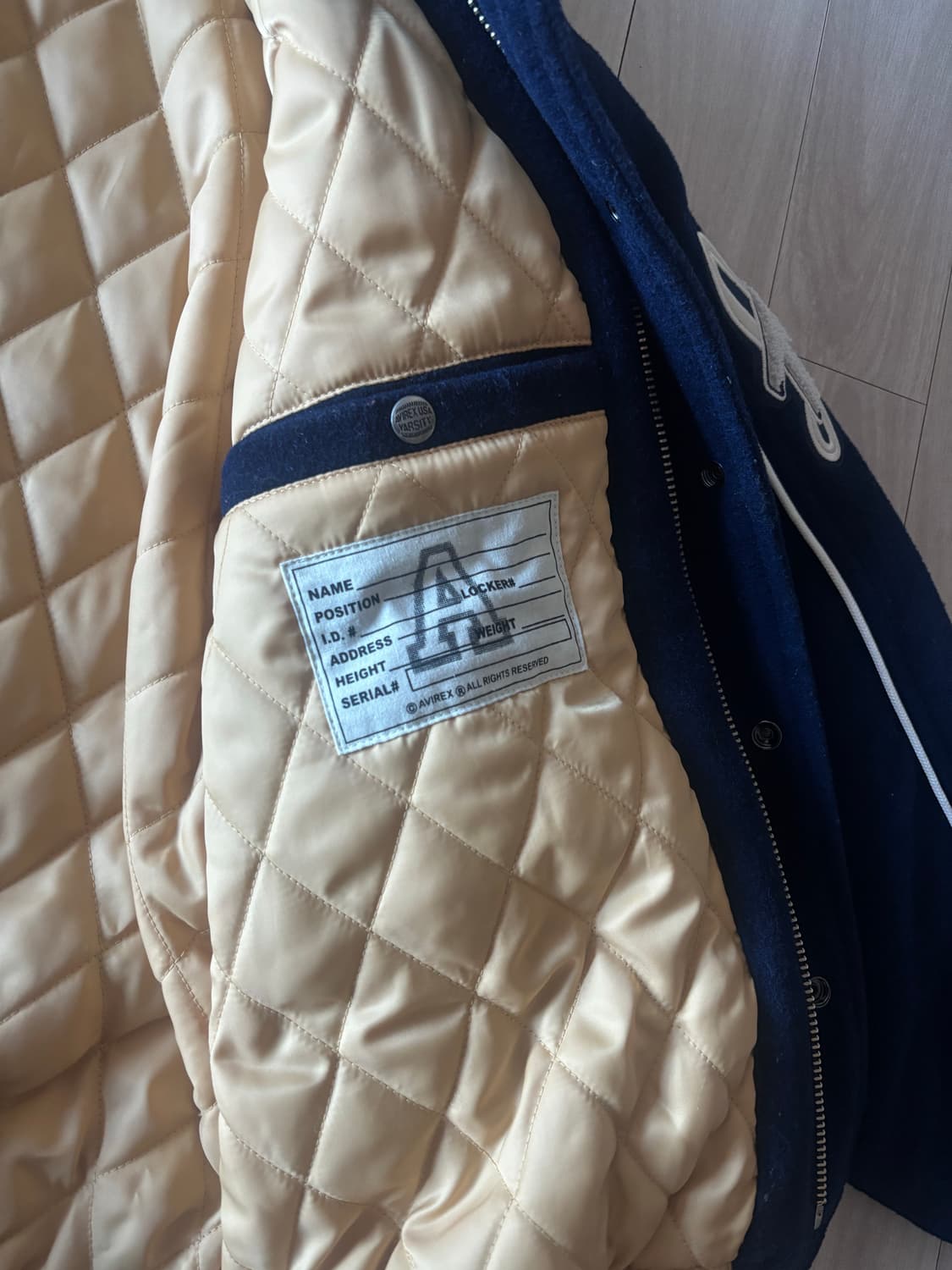 Avirex 아비렉스 울 바시티 쟈켓 상품이미지6