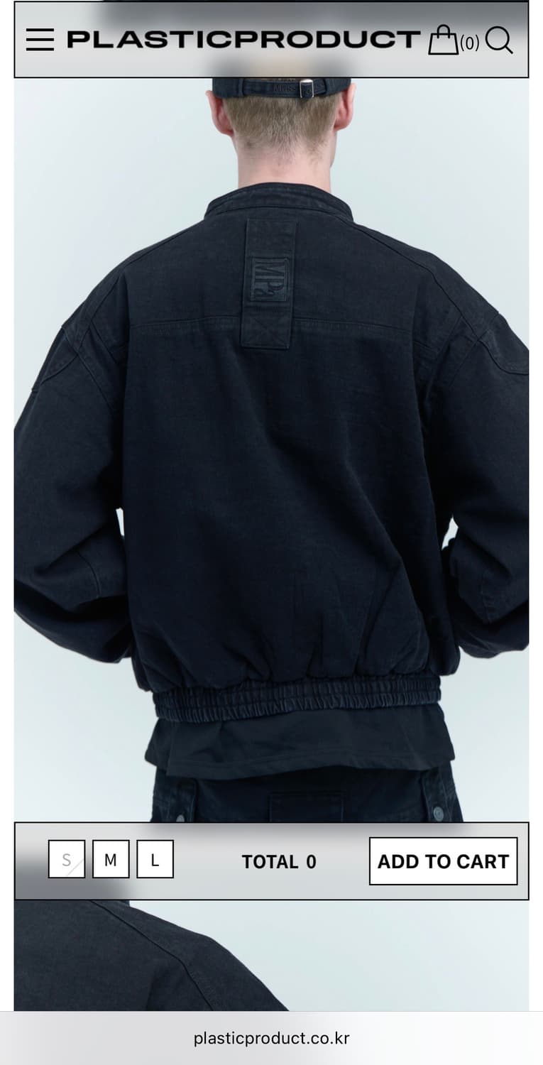 플라스틱 프로덕트 MPa MANAGER JACKET (BLACK) 상품이미지3