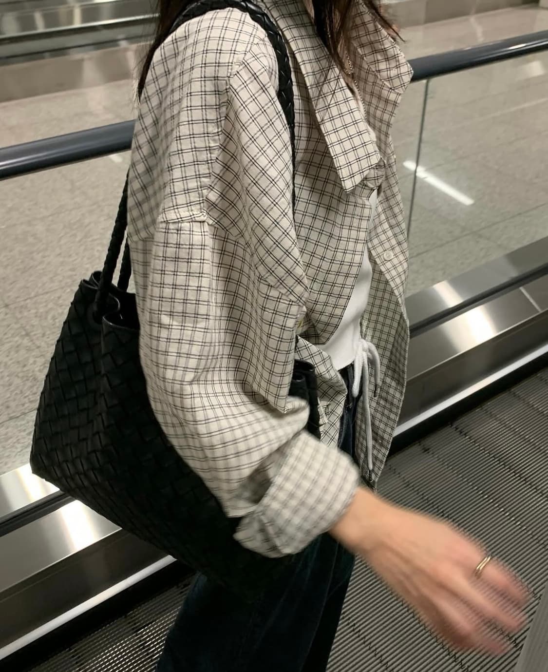 (1회착용) 헤더먼트 geek check shirts 셔츠 상품이미지5