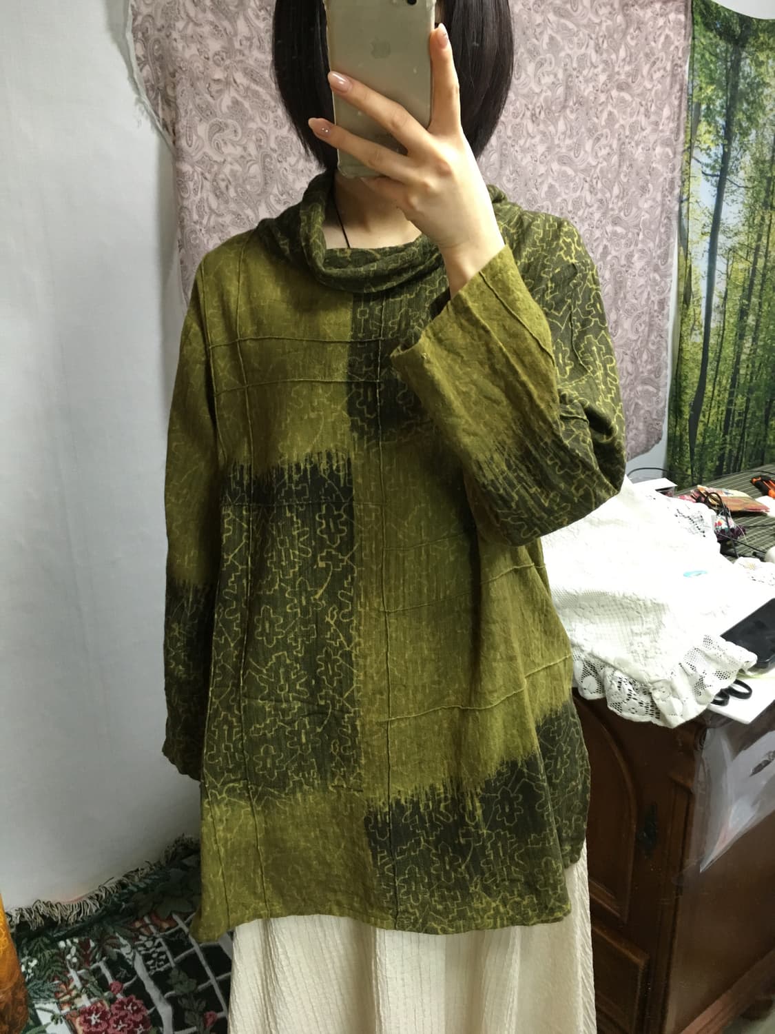 보헤미안 튜닉 상의 상품이미지2