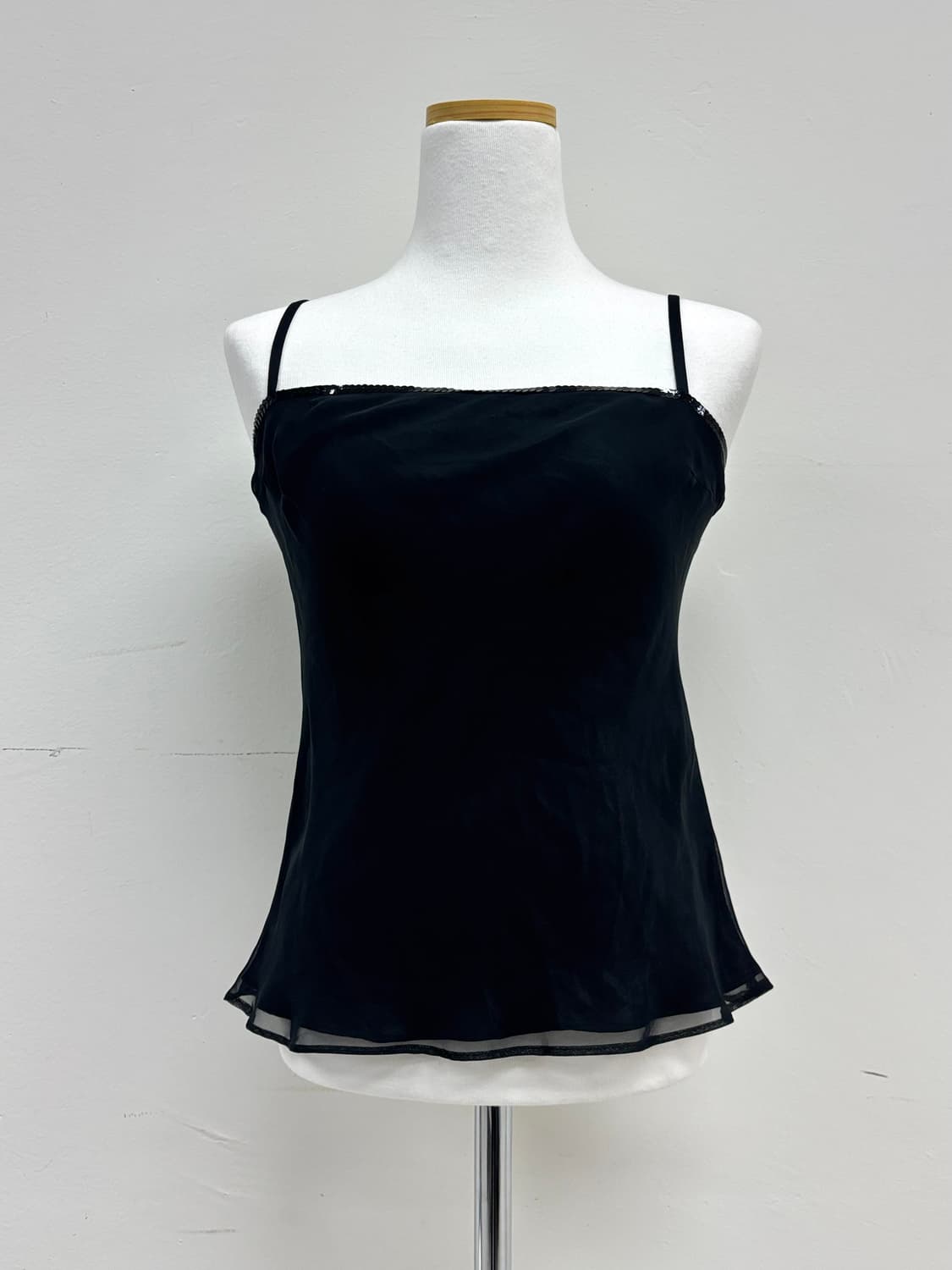 빈티지 블랙 슬리브리스 상품이미지1