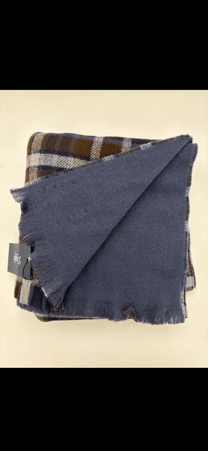 (새상품) Drake's 런던 머플러.90% 메리노 울, 10% 캐시 상품이미지4