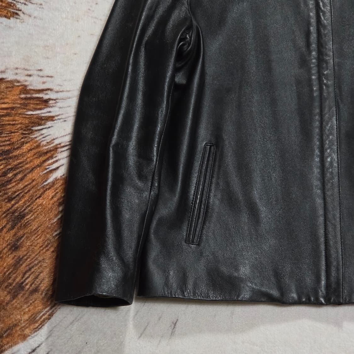 빈티지 리얼레더 블랙 양가죽 자켓 상품이미지4