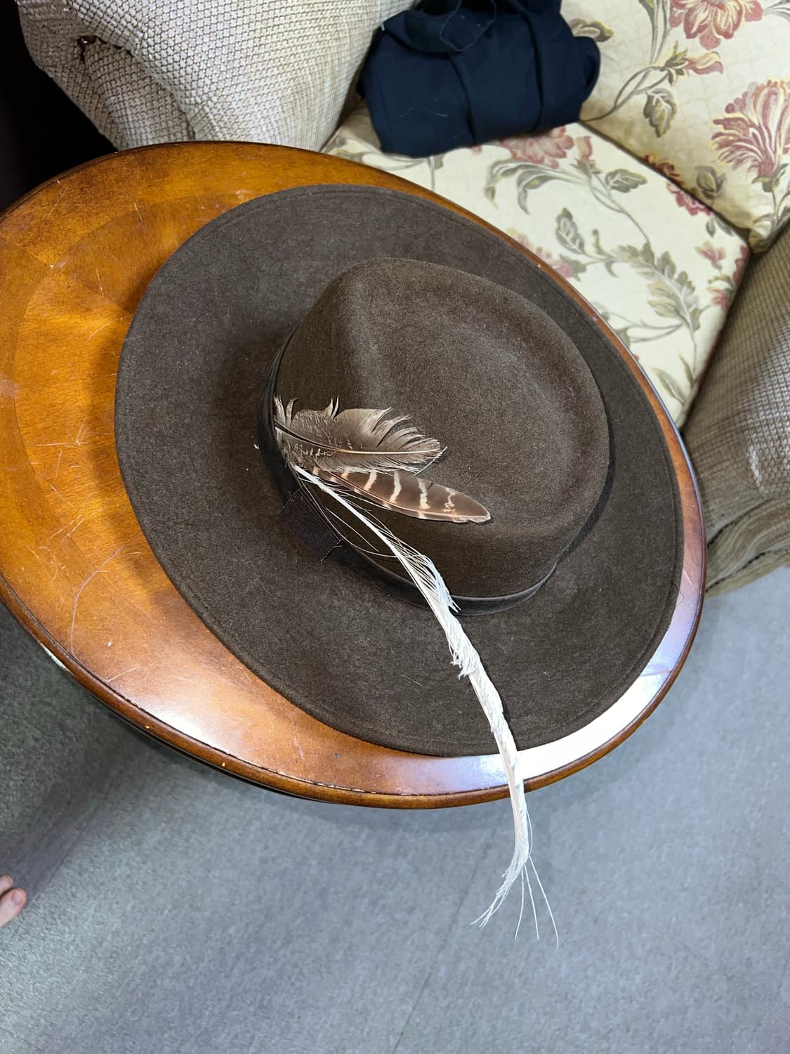 웨스턴 브라운 페도라 상품이미지2