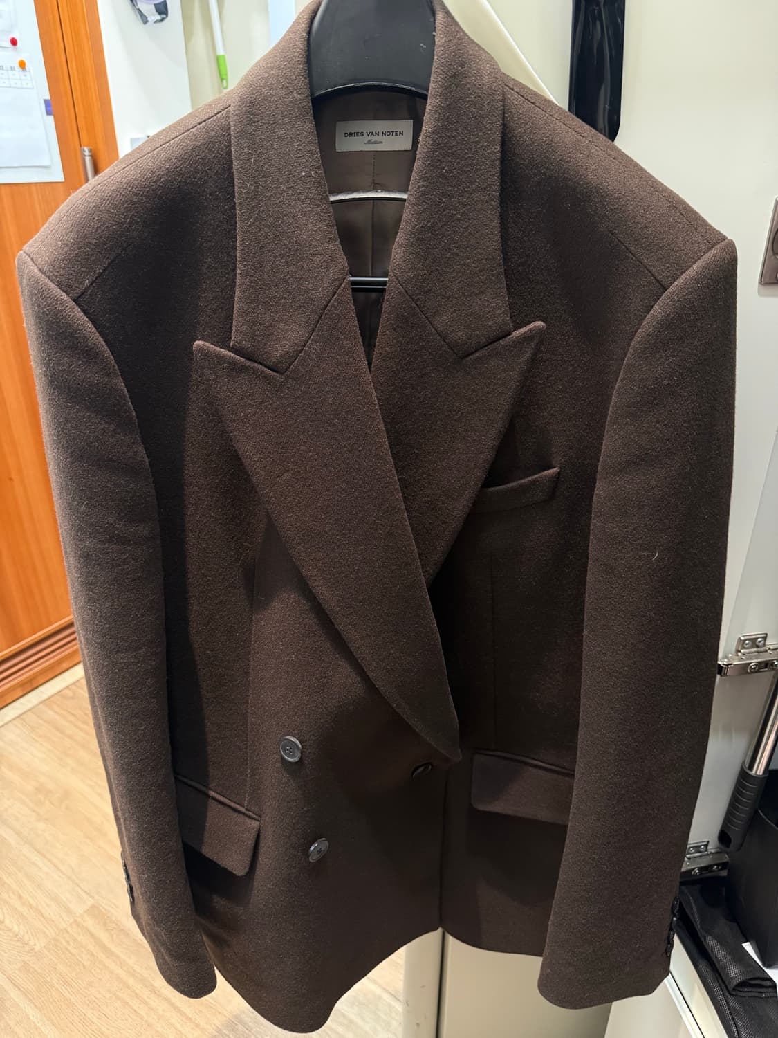드리스반노튼 더블 블레이저 브라운 상품이미지2