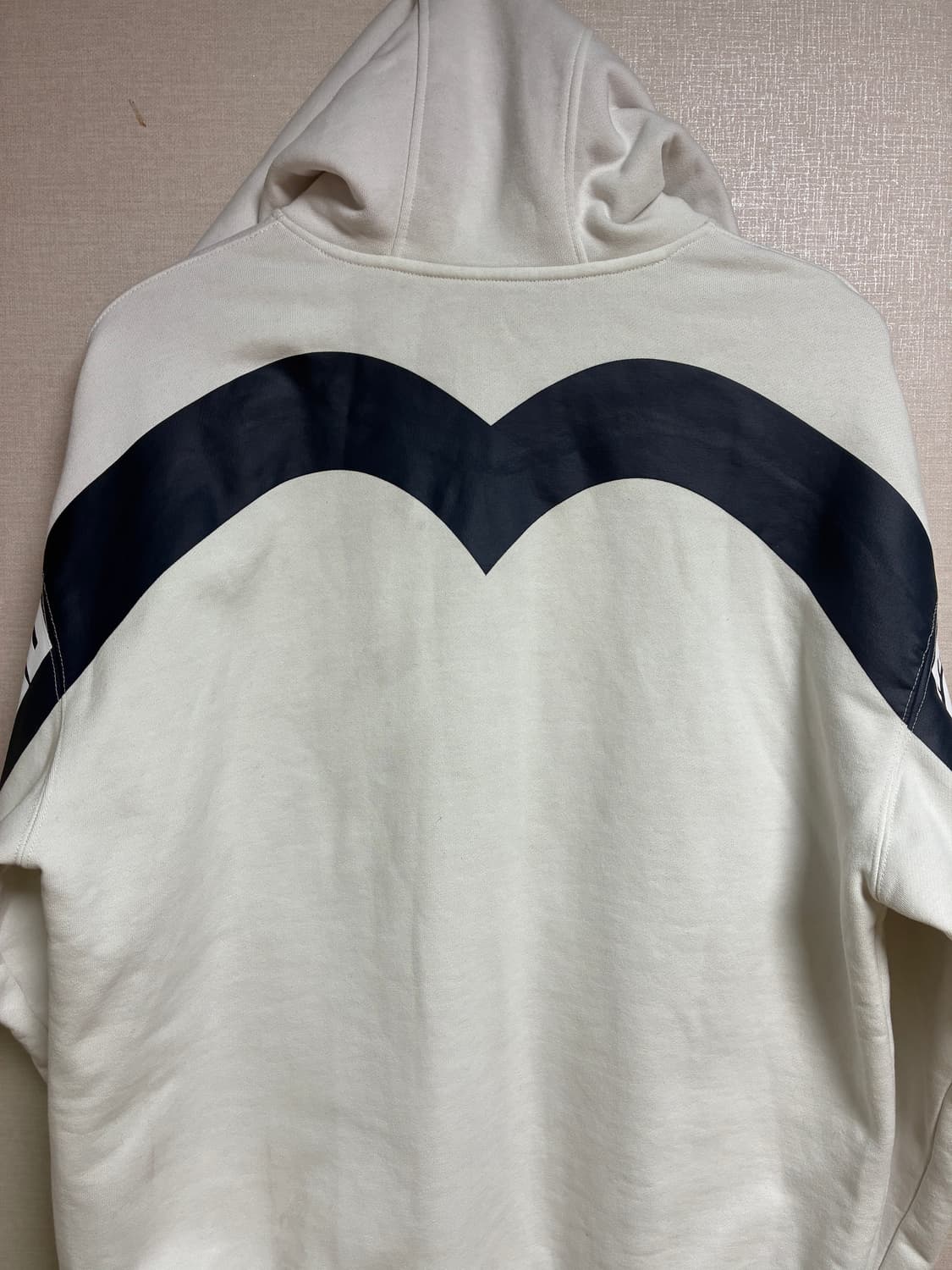 빈티지 에비수 후드티 화이트 XL 상품이미지3