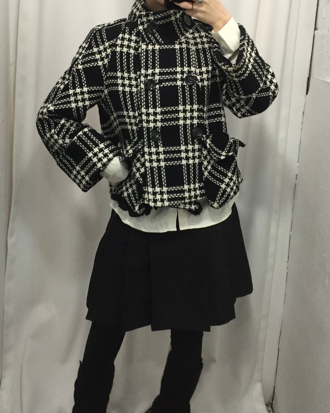 블랙 체크 코디 🎶 상품이미지6