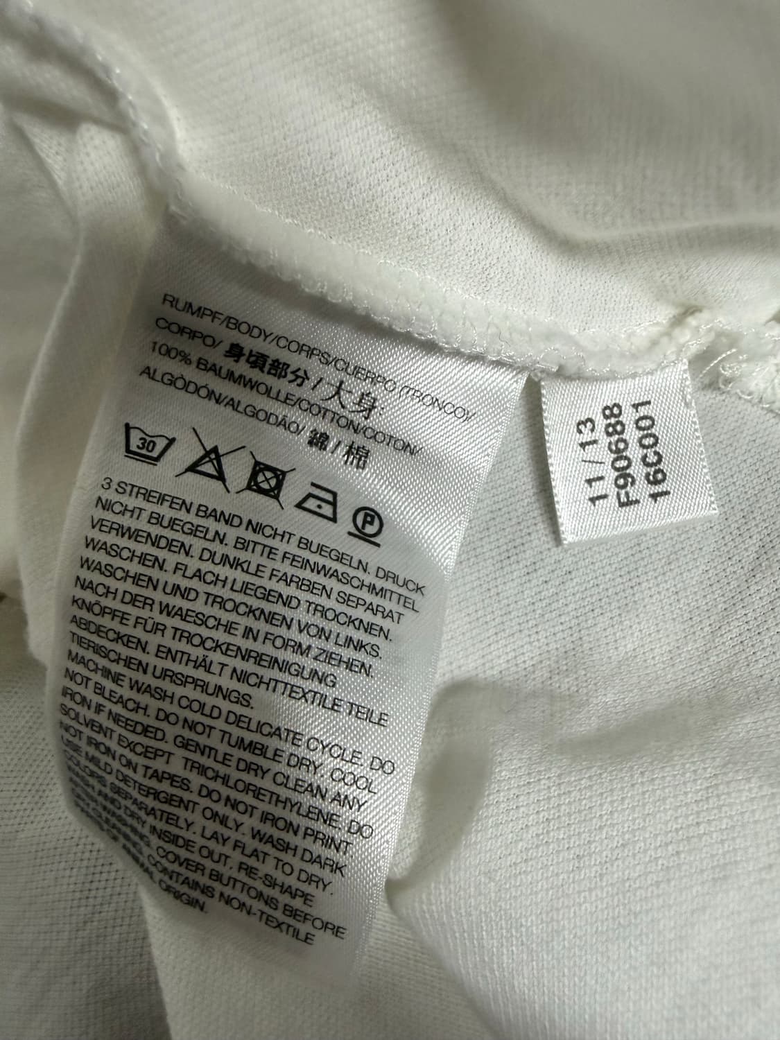 [L] 요지야마모토 아디다스 반팔 카라티 상품이미지6