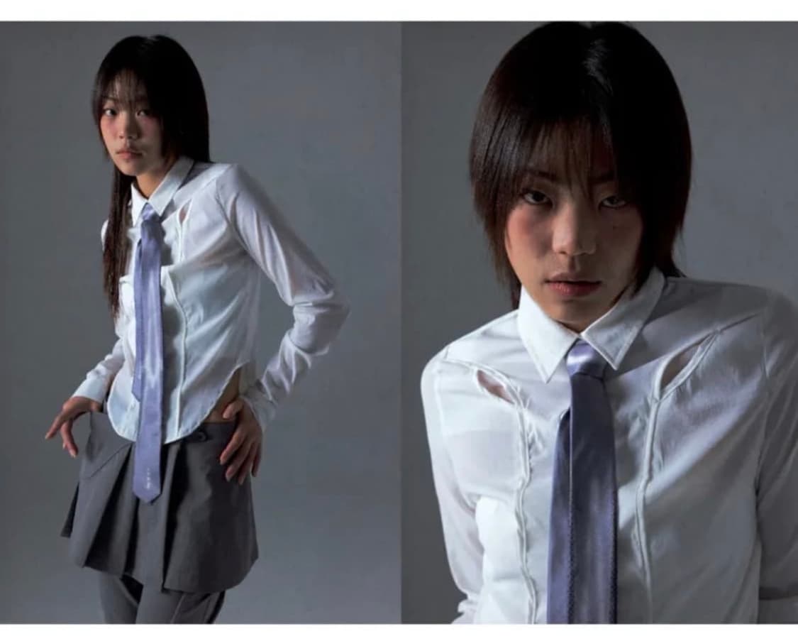 Chest Hole Nylon Shirt 상품이미지2