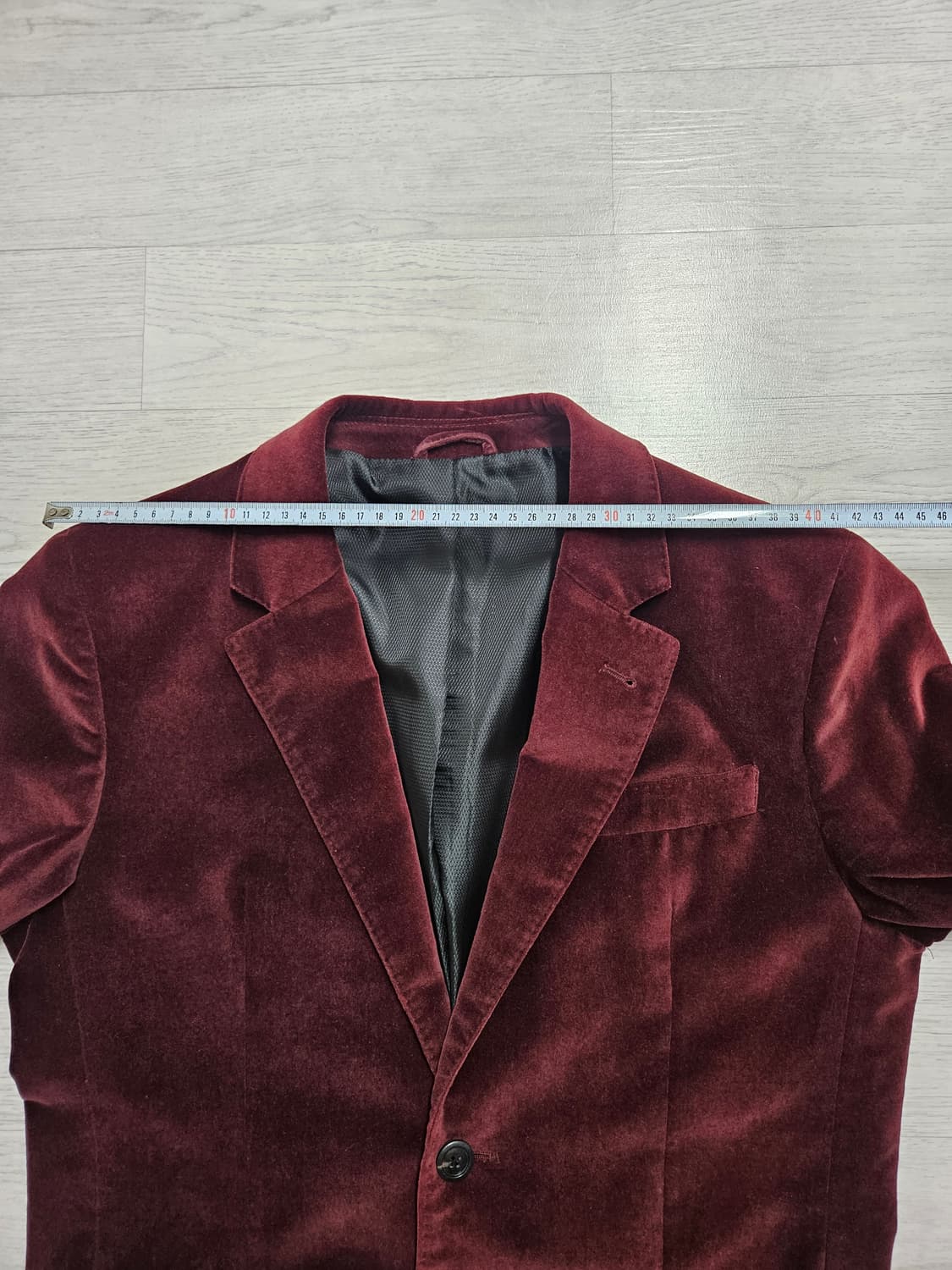 알마니익스체인지 벨벳 블레이저 95 (S) 상품이미지7