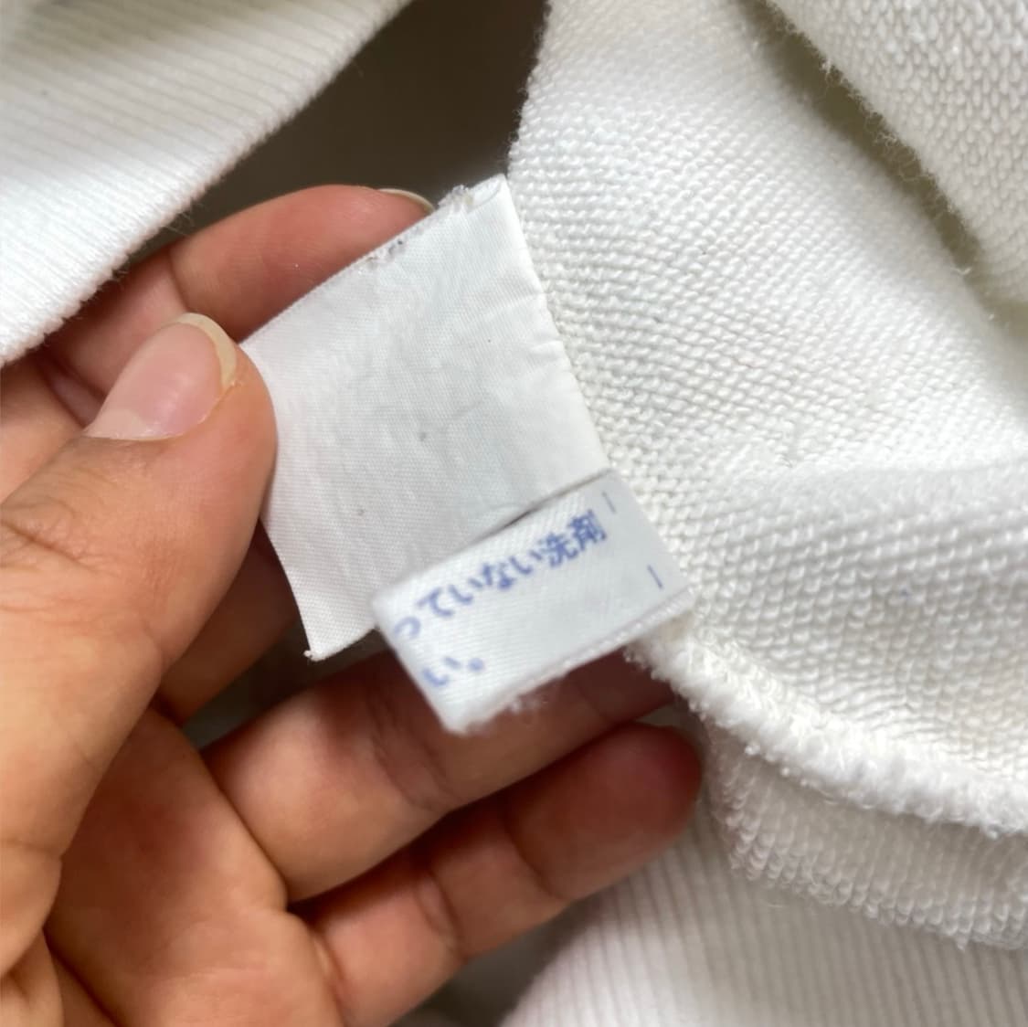 겐조 골프 Kenzo 크림 빈티지 빅로고 자수 맨투맨 3 상품이미지4