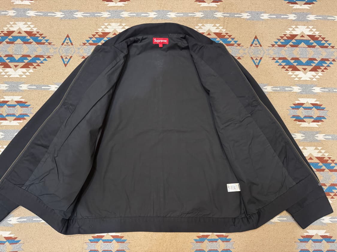 [L] 슈프림 x 다니엘 존스턴 워크자켓 블랙  상품이미지9
