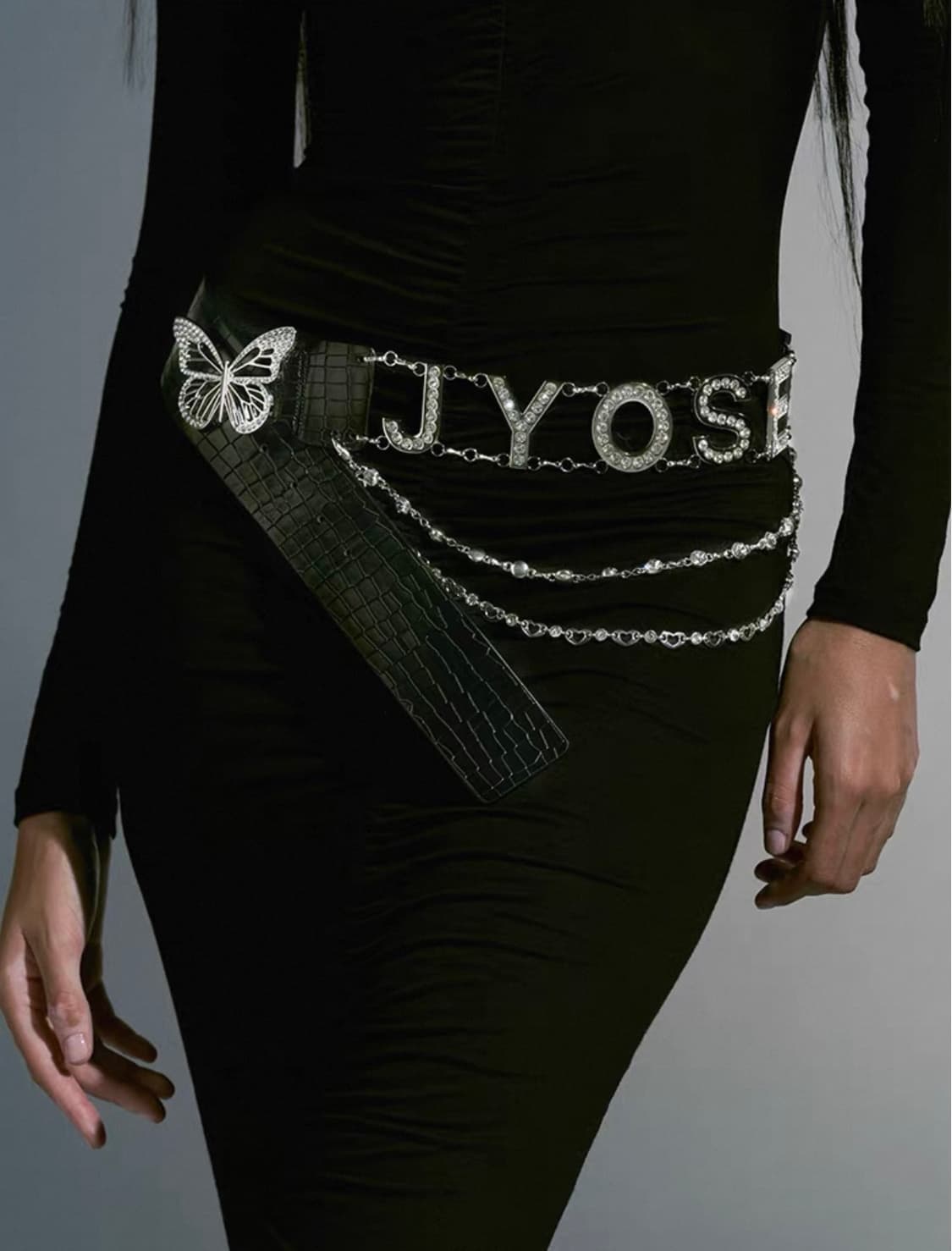 Jyosei 벨트 블랙 컬러 상품이미지1