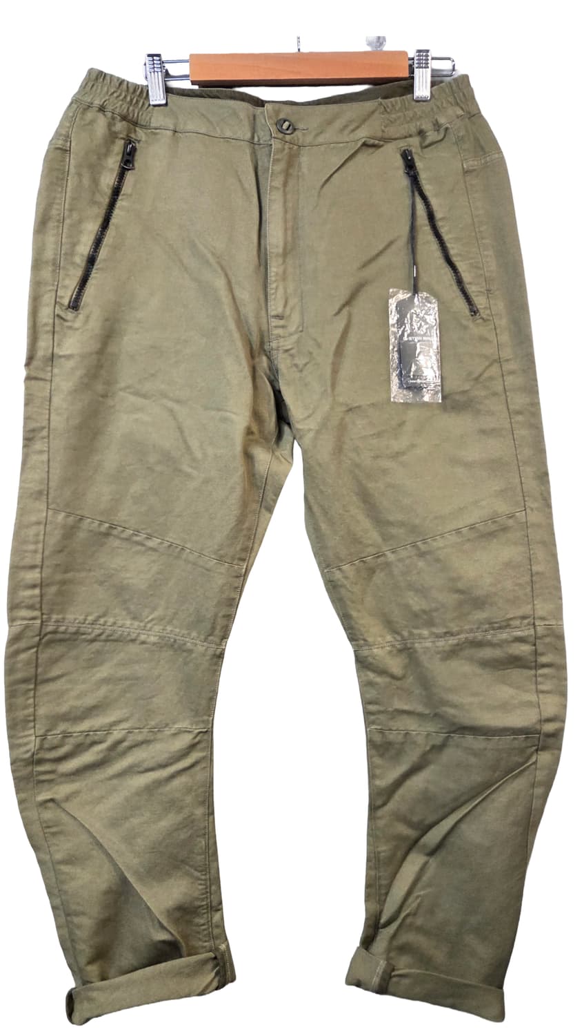 G-STAR카키색 지퍼포인트 배기 바지(W33/L32)남여공용 상품이미지1