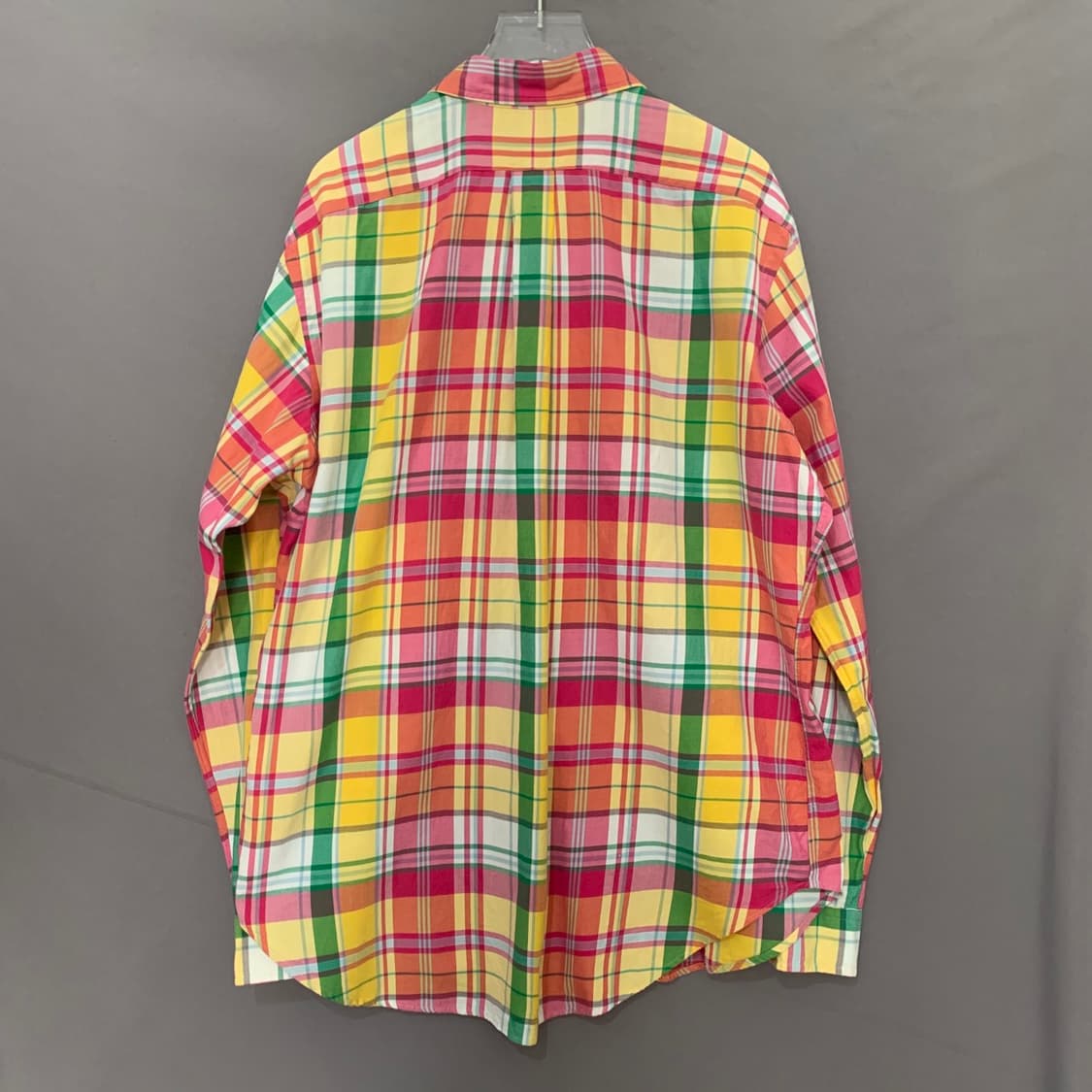 L 폴로랄프로렌 클래식핏 핑크 마드라스 체크 셔츠 상품이미지2