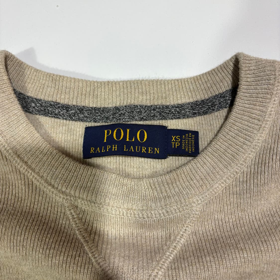 폴로랄프로렌 베이지 니트 맨투맨 상품이미지3