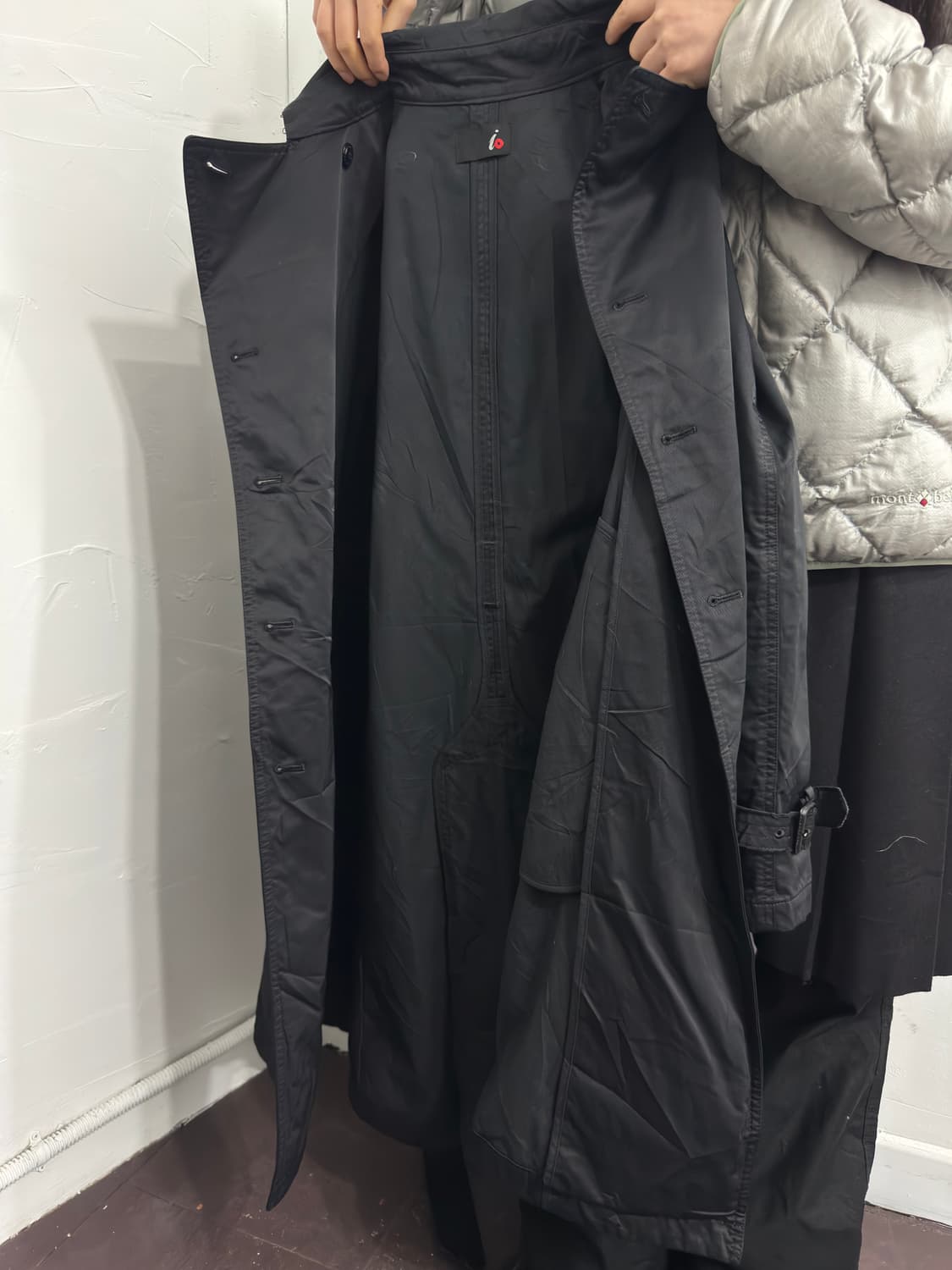 io black trench coat 상품이미지7