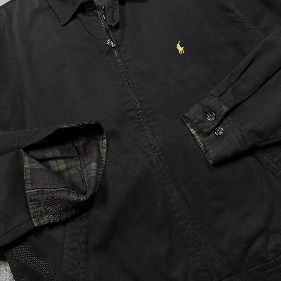 폴로 블랙 스윙톱 블루종 자켓 상품이미지3