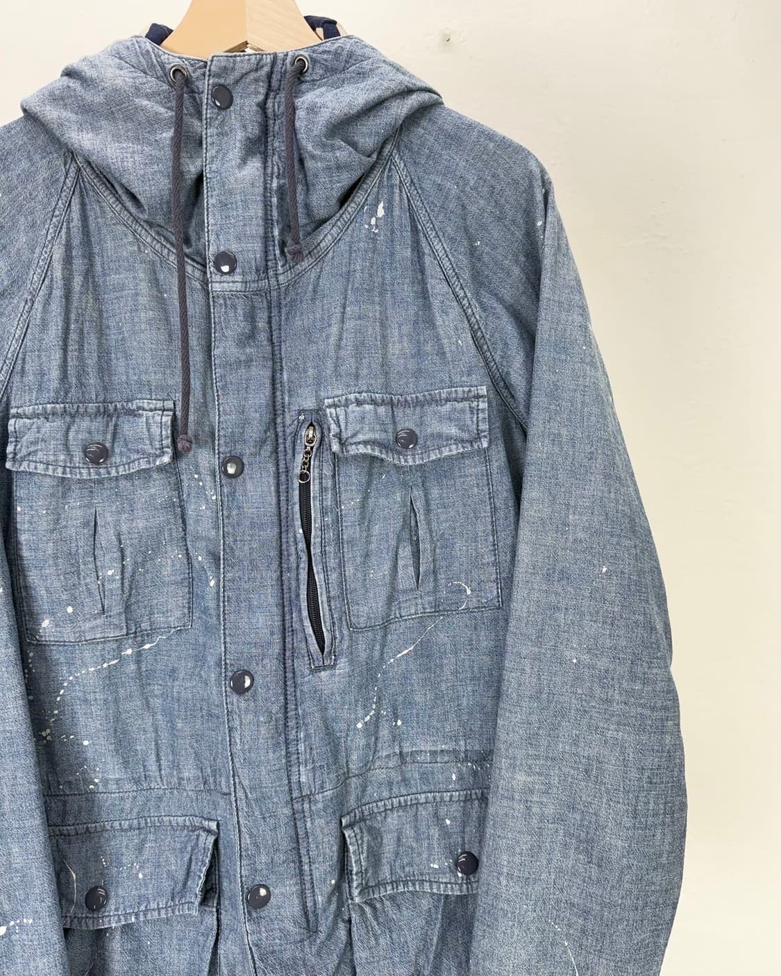 데님 앤 서플라이 랄프로렌 페인팅 사파리 데님 후디 자켓 상품이미지3