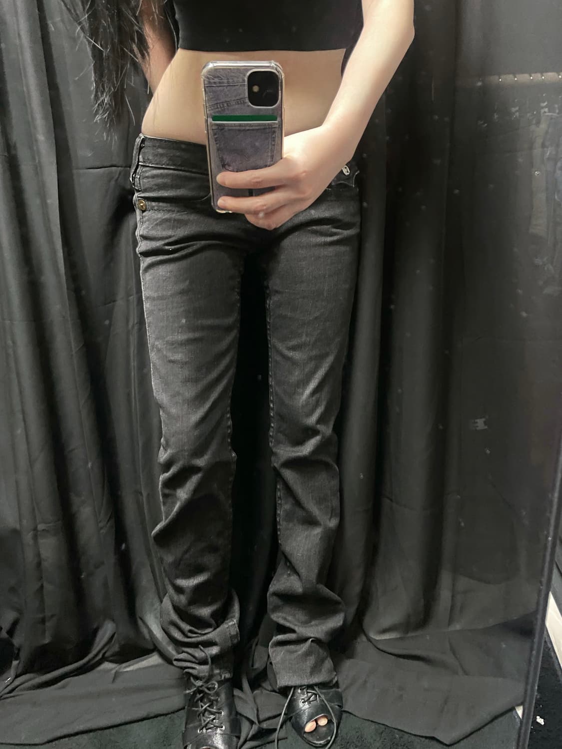 [26] low-rise black jeans 상품이미지2