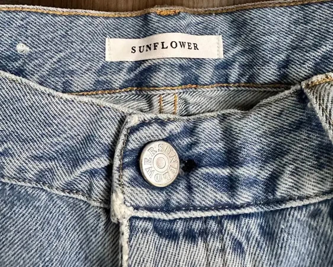 SUNFLOWER 썬플라워 와이드 트위스트 데님 / 36 상품이미지3