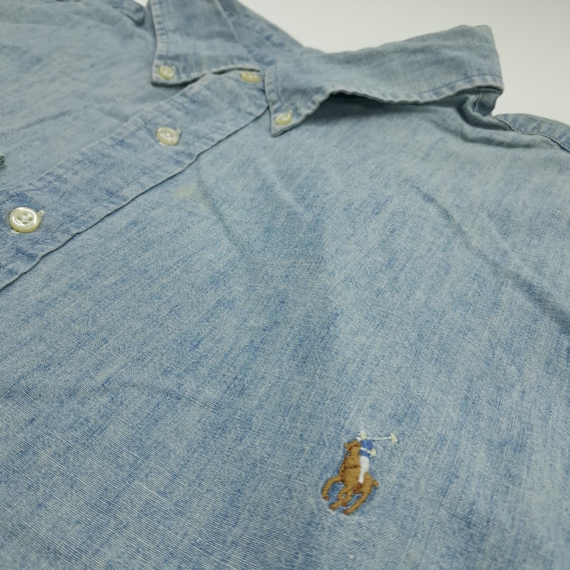 CN740 4XB 폴로 랄프로렌 샴브레이 긴팔 셔츠 남방 상품이미지5